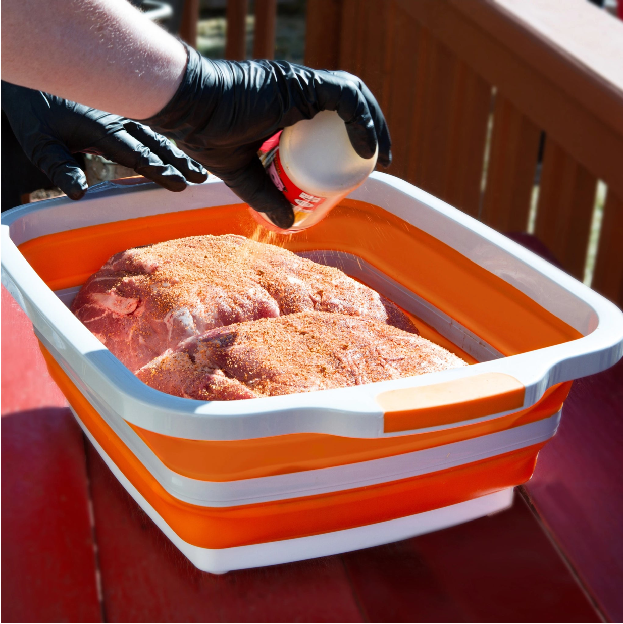 BBQ Prep Tub W/ Lid