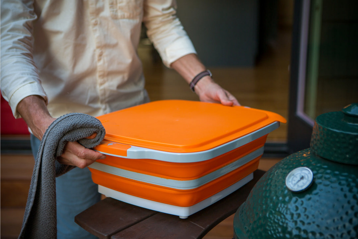 BBQ Prep Tub W/ Lid