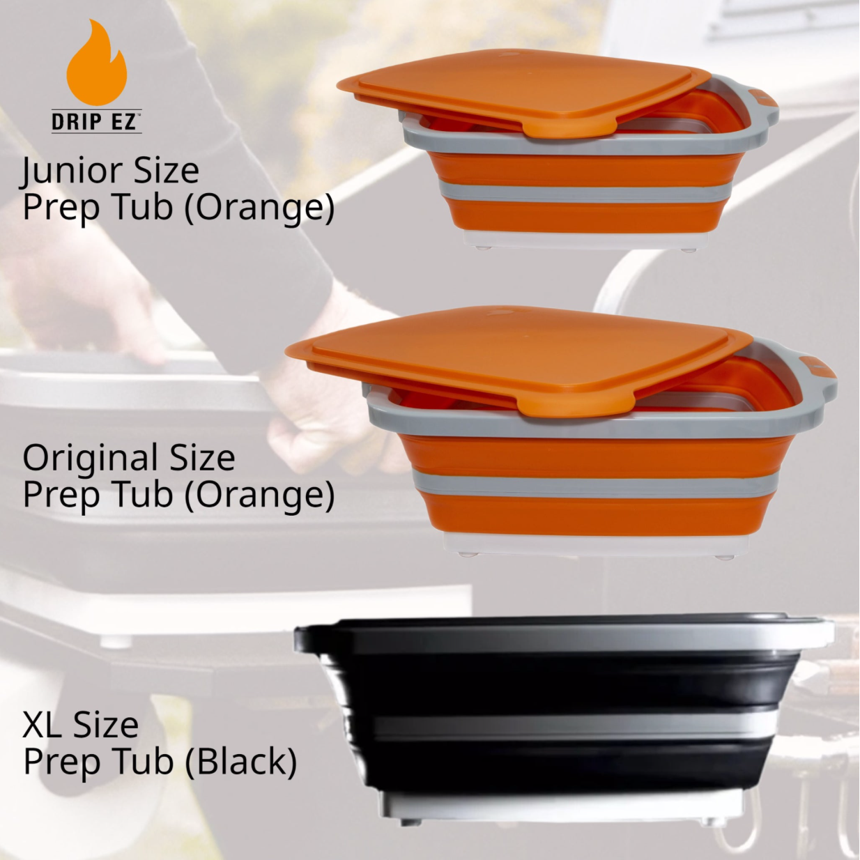 BBQ Prep Tub W/ Lid